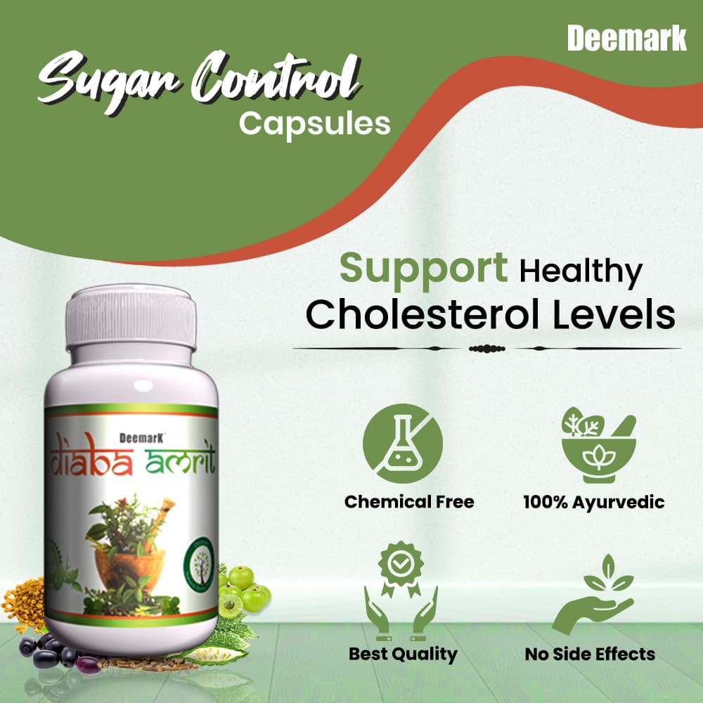 Diaba Amrit -  Ayurvedic Capsules for Diabetes Management & Sugar Control