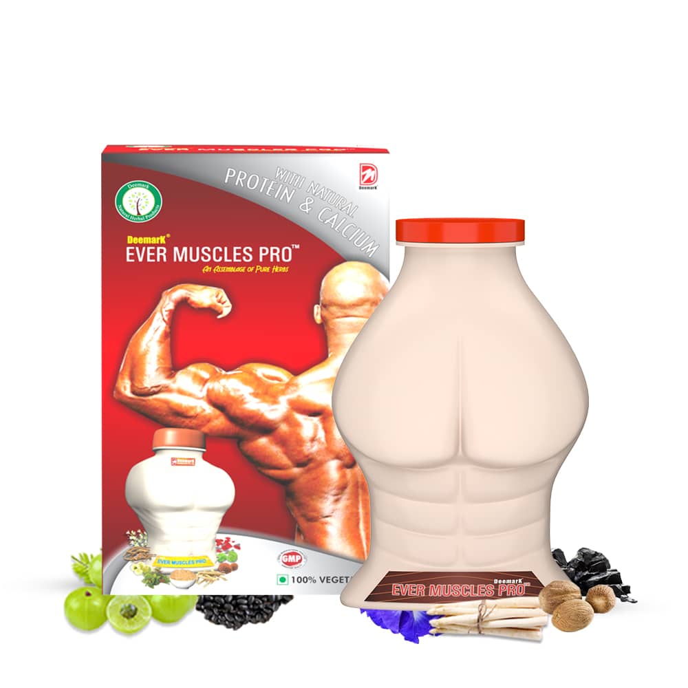 Ever Muscle Pro - Ayurvedic Supplement for Weight Gain & Muscle Building