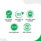 Collection of certification badges of Mughal Prash that presents quality and trust