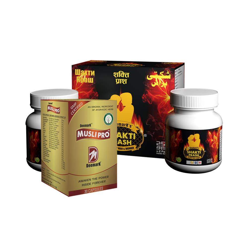 Shakti Prash and Musli Pro - Combo for Better Passion, Drive and Performance